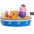 Игровой набор для ванны ™ Peppa Pig - Корабль дедушки Пеппы  - миниатюра №2