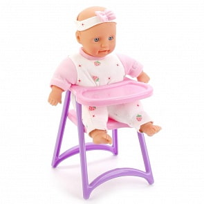 Пупс со столиком для кормления (Defa Lucy, 5089-DEFA) (ассортимент)