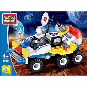 Конструктор Город Мастеров – Космос: Луноход, 98 деталей (Город Мастеров, JS-8028-Rsim)