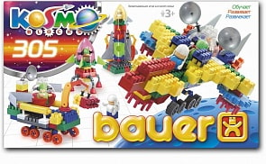 Конструктор серия «Космос», 305 элемента (Кроха, 270b)