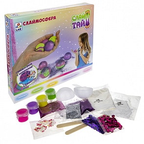 Набор Слайм тайм - Слаймосфера с сюрпризом. Единорог (1Toy, Т17854)