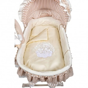 Набор в люльку 6 предметов – Hippo, бежевый (Kids Fashion, УТ-0002185)