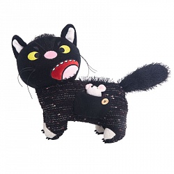 Мягкая игрушка - Кот дурашка, 23 см (Gulliver, 51-T78044A) - миниатюра