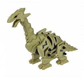 Сборная модель RoboLife - Робо-танистрофей, бежевый, 55 деталей (1Toy, Т19097)