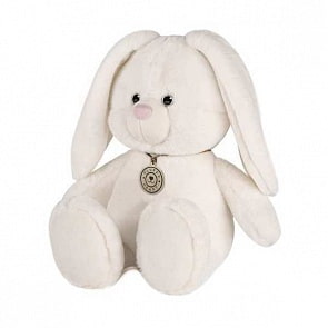 Мягкая игрушка – Зайка Fluffy Heart, 35 см (Maxitoys, MT-MRT081913-35S)