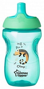 Стакан-непроливайка - Спорт, 300 мл, зеленый (Tommee Tippee, 1006_зеленый)