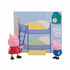 Игровой набор - Пеппа и Джордж, из серии Peppa Pig (Росмэн, 33844ros)