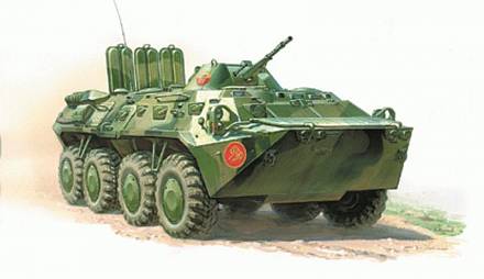 Модель для склеивания - Советский БТР-80 