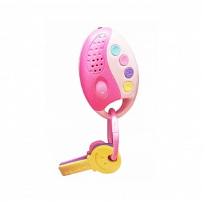 Интерактивная игрушка - Автоключики для девочки, свет и звук (1toy, Т59301)