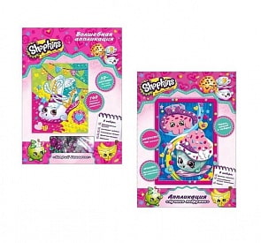 Набор для творчества Шопкинс, 2 аппликации (Росмэн, 34691)