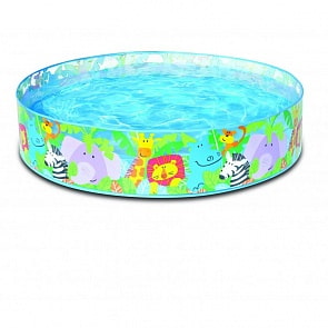 Бассейн детский круглый - Животные (Intex, 58474sim)
