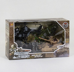 Набор военной техники с фигуркой и аксессуарами (Junfa Toys, HW-M2901) - миниатюра