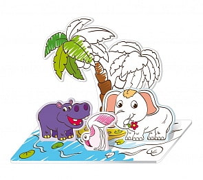 3D-раскраска - Зоопарк (Malamalama, 68116)