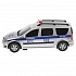 Машина р/у Полиция Lada Largus 18 см со светом серебристый  - миниатюра №3