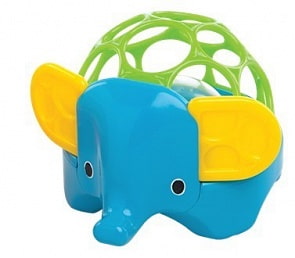 Погремушка "Зоопарк" Слон  (Oball, 81517-2st)					