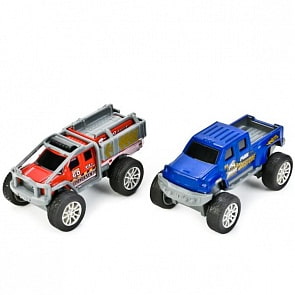 Набор из 2-х металлических инерционных машин - Джипы, 9 см (Технопарк, 90113-1RX2) (ассортимент)