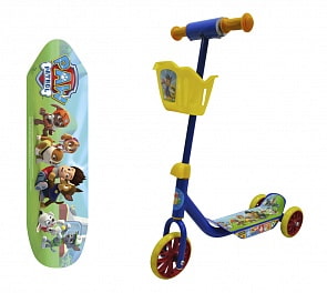 Самокат трехколесный - Щенячий патруль (1Тoy, Т11702)