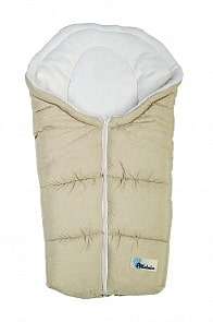 Зимний конверт Alpin Pram & Car seat, beige/whitewash (Altabebe, AL2009P-08)