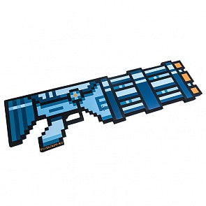 Миниган 8Бит Синий пиксельный со звуком, 61 см. (Pixel Crew, PC08528)