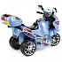 Мотоцикл Bugati на аккумуляторе, голубой, свет и звук  - миниатюра №2