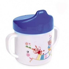 Поильник обучающий, 200 мл, 9+, синий (Canpol, 4/108_250930136)