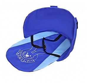Утеплитель для санок универсальный с ремешком - Шустрик, синий (Барс, 7015RT)