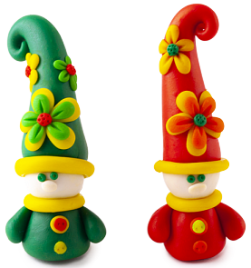 Полимерная глина – Брелоки. Цветочные гномики (Lori, Пг-012)