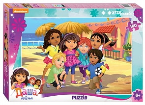 Пазл - Даша и друзья, 160 деталей (Step puzzle, 94086)
