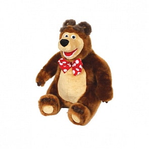 Мягкая игрушка Мишка из мультфильма «Маша и медведь», озвученный (Мульти-Пульти, V90896/28sim)