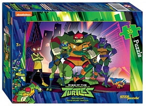 Пазлы – Черепашки Ниндзя, 35 деталей (Step Puzzle, 91177)
