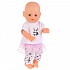 Одежда для кукол ТМ Карапуз 40-42 см - Костюм с юбкой Панда, в пакете  - миниатюра №3