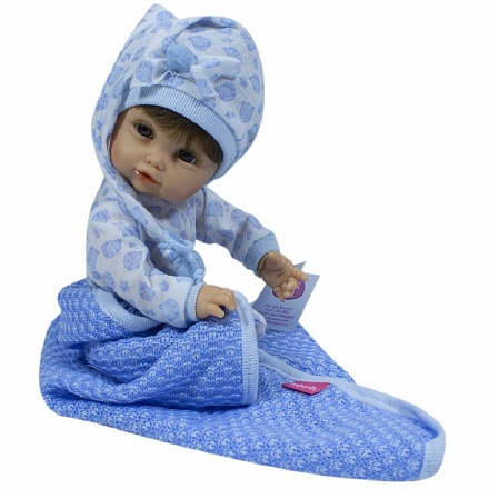Кукла Posturitas в синей пижаме 