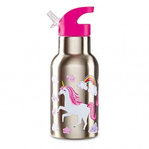 Термос с трубочкой - Единорог, 0,4 мл (Crocodile Creek, 1060-8)