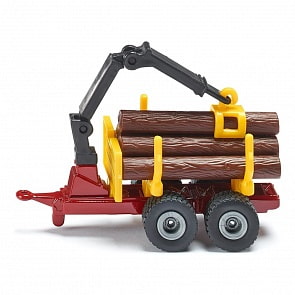 Прицеп для перевозки леса с манипулятором (Siku, 1078P)