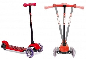 Самокат 3-х колесный Glider mini, red (6495RT)