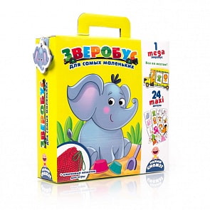 Игра для самых маленьких - Зверобус с мешочком (Vladi Toys, VT2906-06)