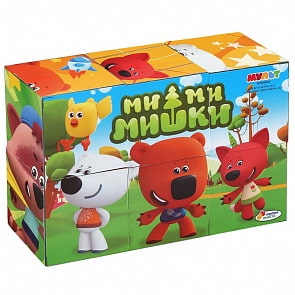 Набор из 6 кубиков – Ми-ми-мишки (Играем вместе, 01317-MMM) Набор из 6 кубиков – Ми-ми-мишки (Играем вместе, 01317-MMM)