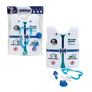 Костюм из серии Профи с жилетом - Доктор, 3 предмета (1toy, Т10484)