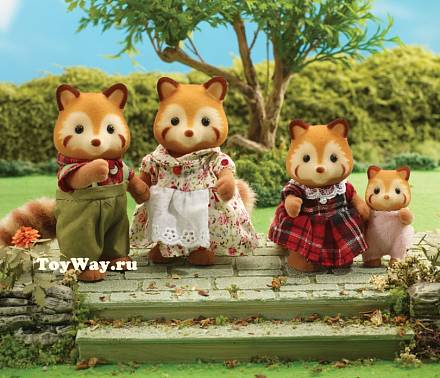 Sylvanian Families - Семья Красных Панд  