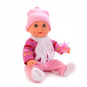 Пупс Карапуз 35 см, 3 функции (Карапуз, YL1704B-RUsim)