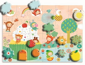 Пазл-сюрприз - Пирожное (Djeco, 07012k)