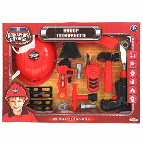 Набор пожарного с каской (Играем вместе, 1908K422-R)