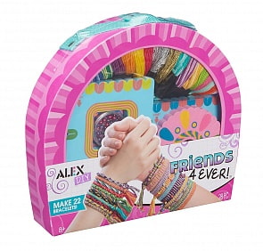 Большой набор для плетения браслетов - Друзья навсегда (Alex Toys, 737WX)