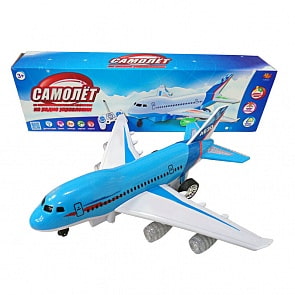 Радиоуправляемый самолет со световыми и звуковыми эффектами (ABtoys, C-00127)