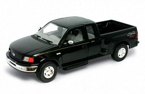 Машинка Ford F-150 Flareside Supercab Pick Up 1999, масштаб 1:24 (Welly, 29396)