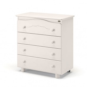 Детский комод Nuovita Perla, ваниль (Nuovita, NUO-сPER_1049)