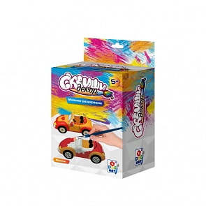 Набор для детского творчества Сквиши декор - Машина (1toy, Т15966)