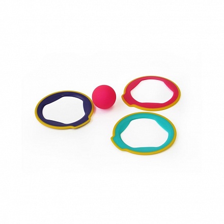 Набор для игр Quut Ringo - 3 кольца и мячик 