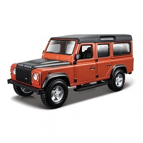 Металлическая машинка сборка Land Rover Defender 110, масштаб 1:32 (Bburago, 18-45127)