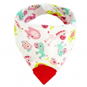 Нагрудник с прорезывателем - Милашки (Жирафики, 681301)